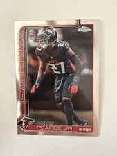 2025 Topps Chrome Football #351 James Pearce Jr. Atlanta Falcons Rookie