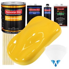 Sunshine Yellow Gallon Urethane Basecoat Clearcoat Car Auto Body Paint Kit Sunshine Yellow Gallon Urethane Basecoat Clearcoat Car Auto Body Paint Kit