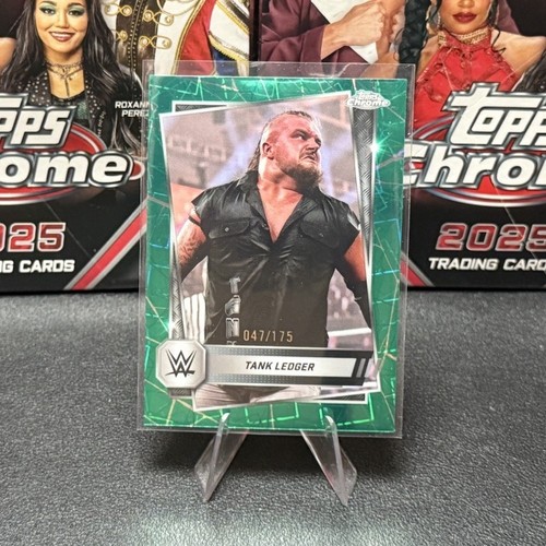 24/25 WWE TOPPS CHROME - GREEN REFRACTOR Tank Ledger 047/175 | eBay