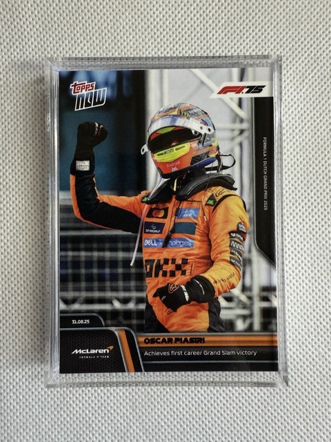 Oscar Piastri 2025 Topps NOW F1 McLaren #57 First GRAND SLAM VICTORY 💥🔥🏁