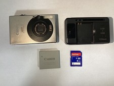 Canon IXY DIGITAL 10 Compact Digital Camera Silver Tested READ 