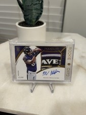 Panini 2015 Immaculate Premium Patches Rookie Auto Maxx Williams /99 Ravens