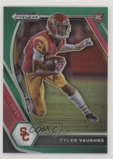 2021 Panini Prizm Draft Picks Green Prizm Tyler Vaughns #160 2l4