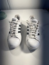 Adidas Womens Grand Court F36483 White Casual Shoes Sneakers Size 9