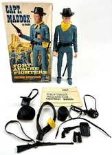 EXCELLENT   Vintage MARX Johnny West CAPTAIN MADDOX Accessories Box 1967
