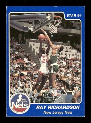 1983-84 Star #154 Michael Ray Richardson VGEX - EX , corner wear