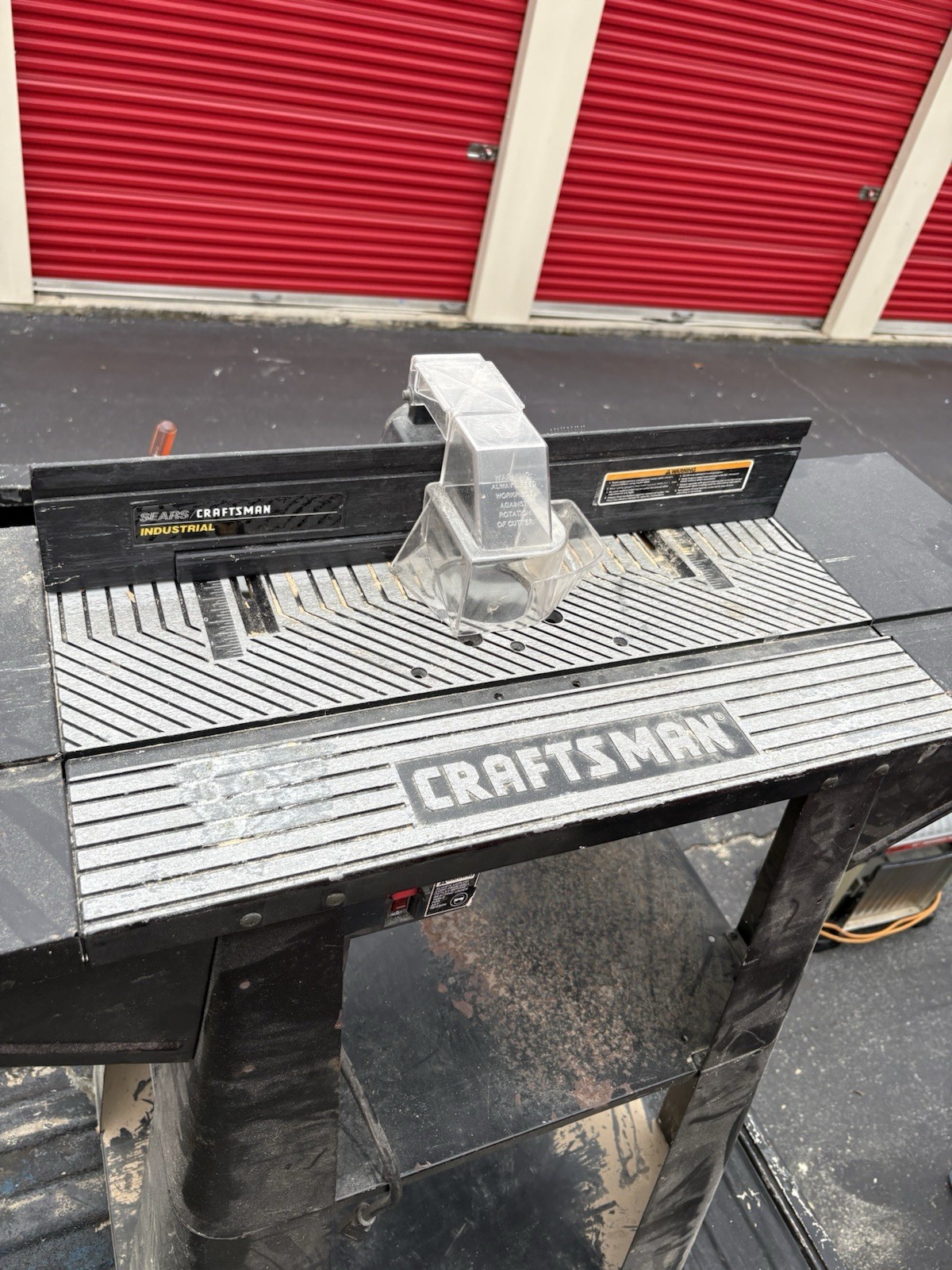 Sears Craftsman Industrial router table No Router Included