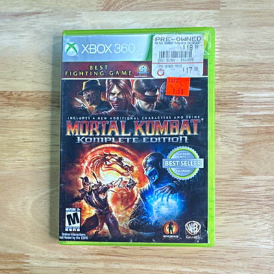WB Games Mortal Kombat Komplete Edition Fighting (Xbox 360) M, NTSC-U/C, Manual