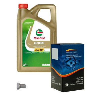 KRAFT Ölfilter 5 L Castrol Titanium FST 5W-30 LL für Audi A3 1.8 TFSI