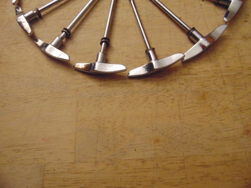 Slingerland Vintage 1970s Bass Drum T rods Set of 10 EXCELLENT - Picture 3 of 6