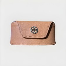 Tory Burch Logo Large Orange Magnetic Sun Glass Eye Glass with lens care kit