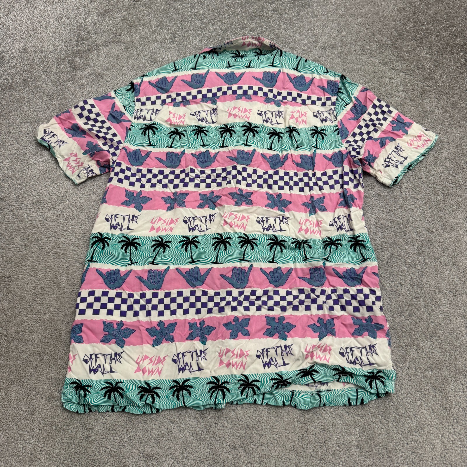 Vans Off The Wall Stranger Things Button Down Shi… - image 2