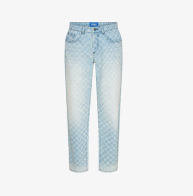 PEQUS Aether Monogram Jeans | Größe 31 | Blau | Designer Denim | Streetwear