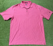 Tiger Woods Collection Nike Fit Dry Golf Polo Shirt Men's Size XL Pink