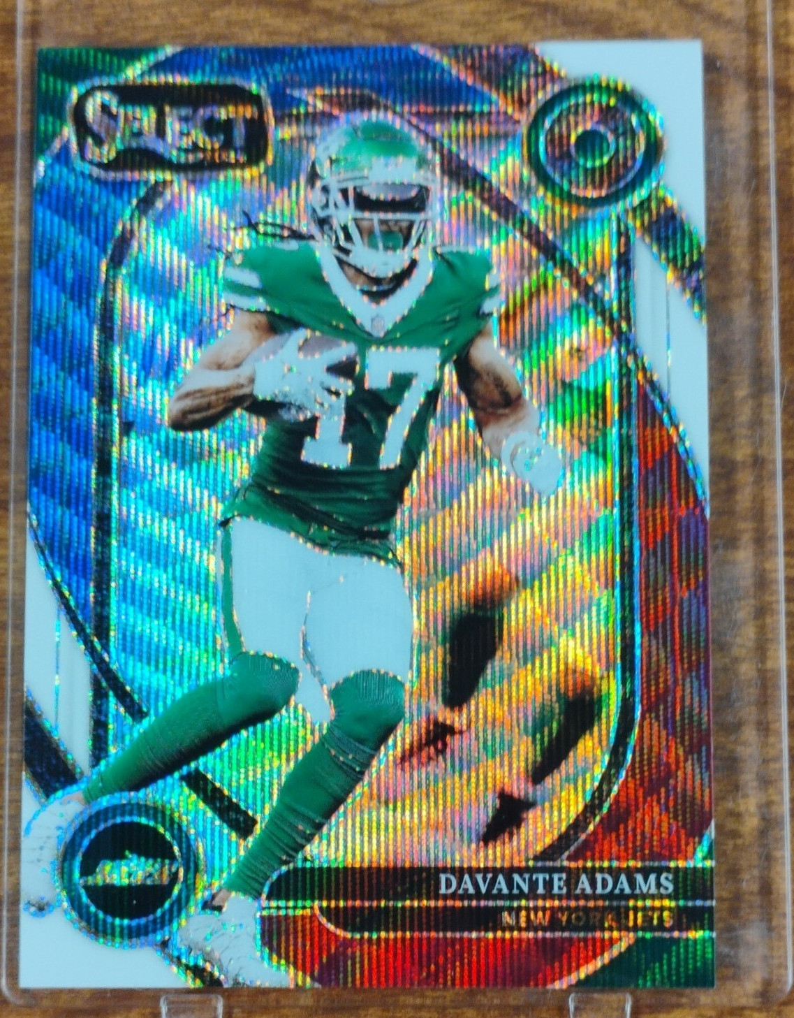 Select 2024 Davante Adams #245 Club Level Red/White/Blue Tri-Color Prizm /149