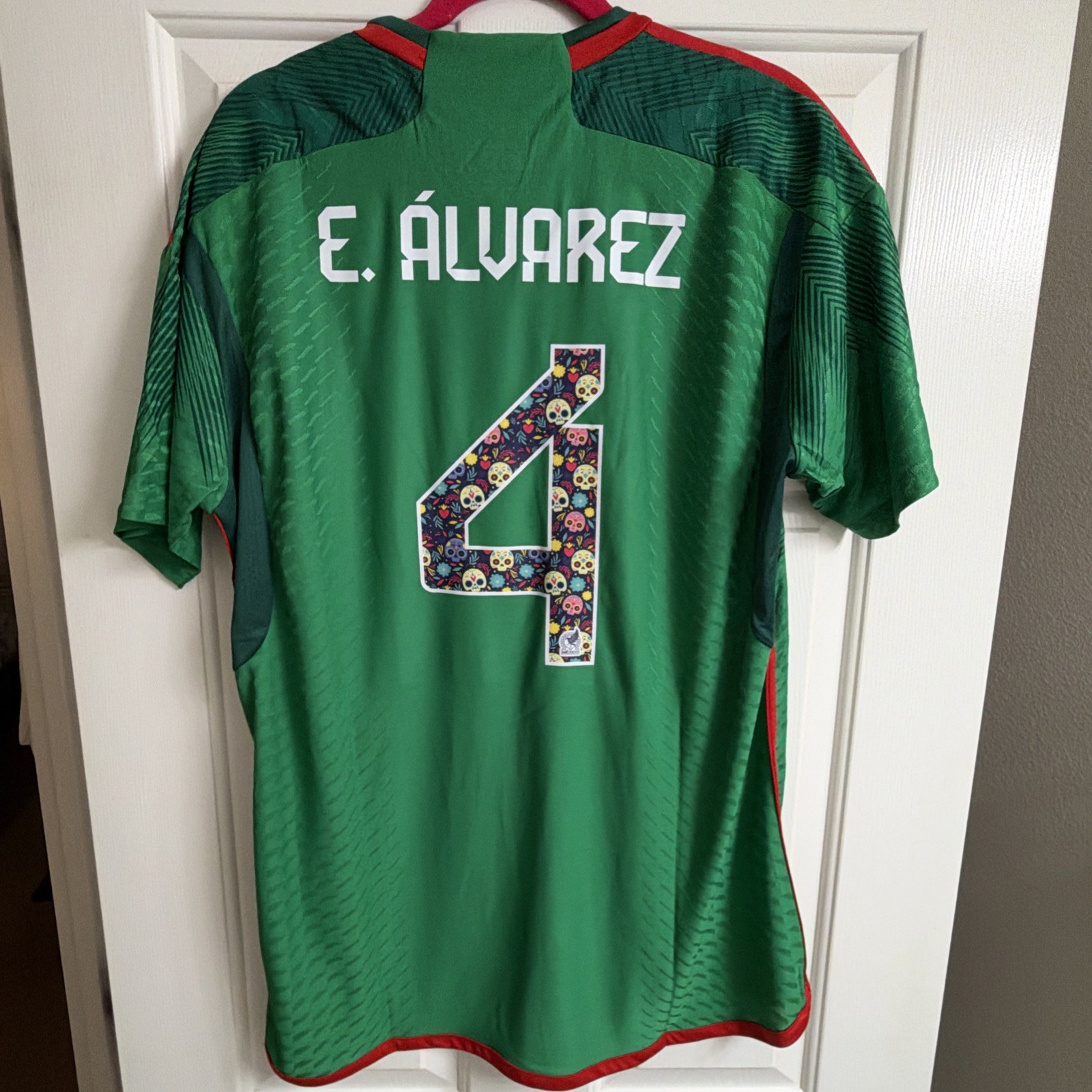 NWT Adidas Authentic 2XL Mexico Jersey Dia De Los Muertos Edson Alvarez HD6898