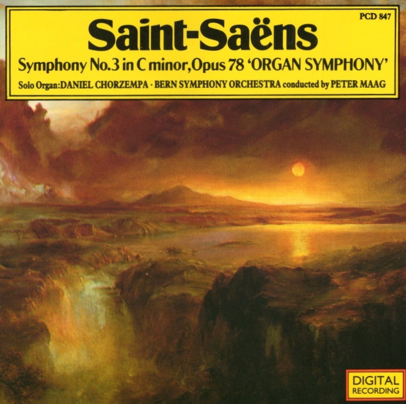 Saint-Saëns - Symphony No.3 'Organ Symphony' / Chorzempa · Bern SO · Maag