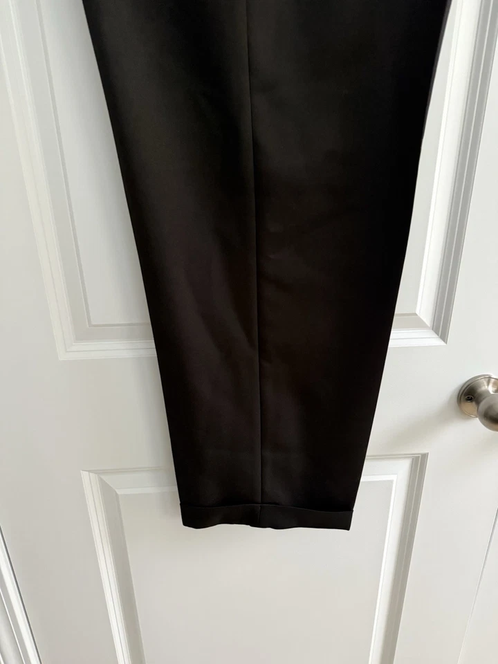 Pantalón Para Hombre Saddlebred Negro Confort Cintura Calce Recto 40x29 Nuevo Con Etiquetas Foto 2 de 4