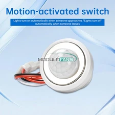 Adjustable Delay Embedded PIR Infrared Human Body Motion Sensor Light Switch