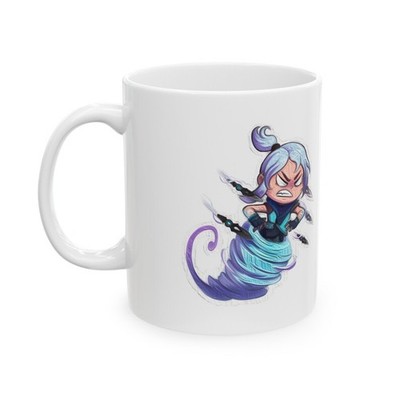 Valorant Jett Tornado Gaming White Coffee Mug Size 11-15oz