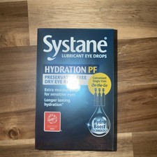 Exp 7/26 Systane Hydration PF Lubricant Eye Drops 30 Vials 0.7ML Exp 9/26