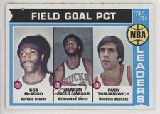 1974-75 Topps Bob McAdoo Kareem Abdul-Jabbar Rudy Tomjanovich #146 HOF 0ad