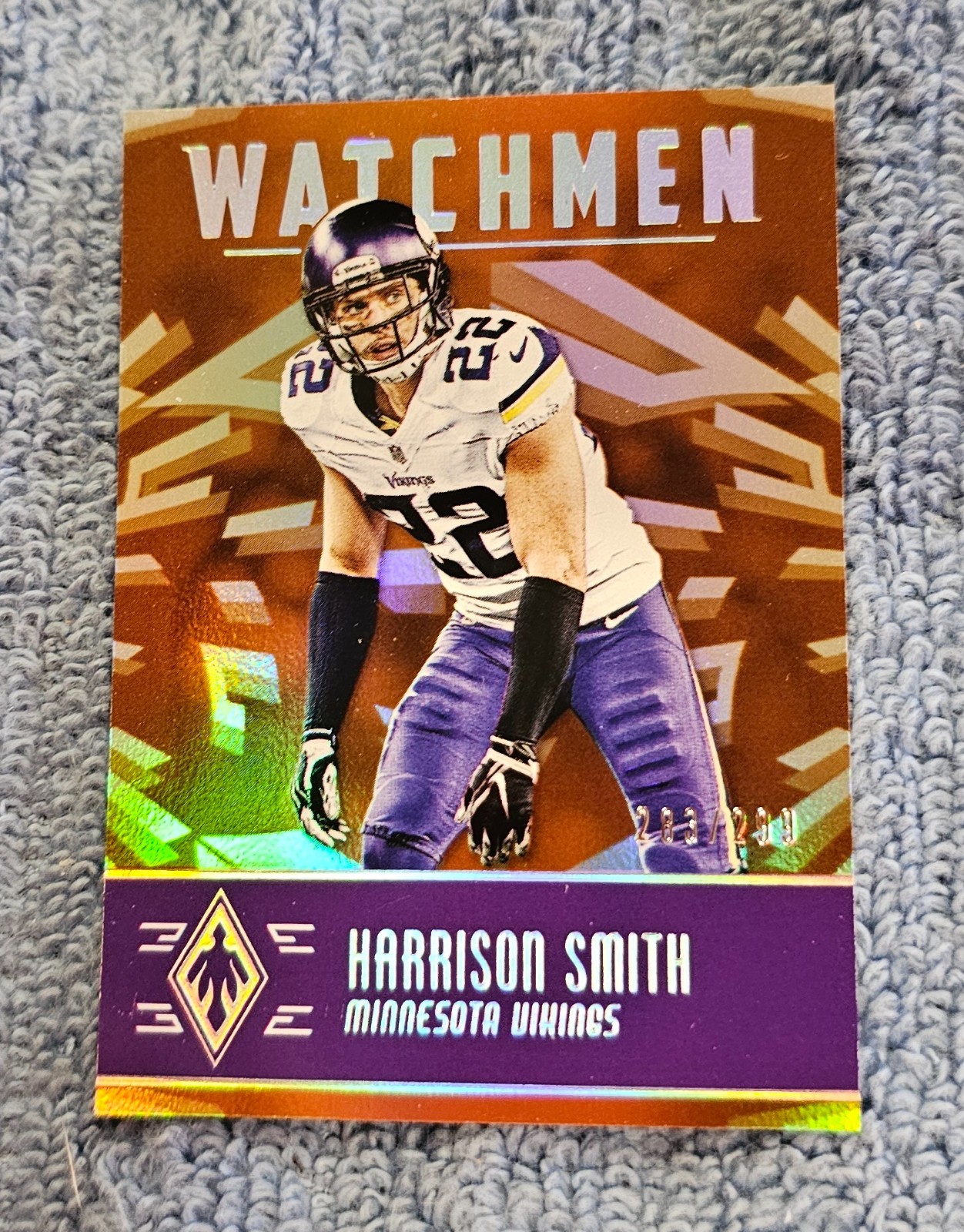 AK) 2016 Panini Phoenix Harrison Smith Minnesota Vikings 283/299 #WM-HS