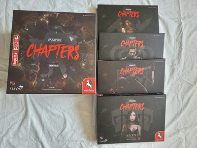 Vampire: The Masquerade Chapters + Erweiterungen - deutsch - unbespielt