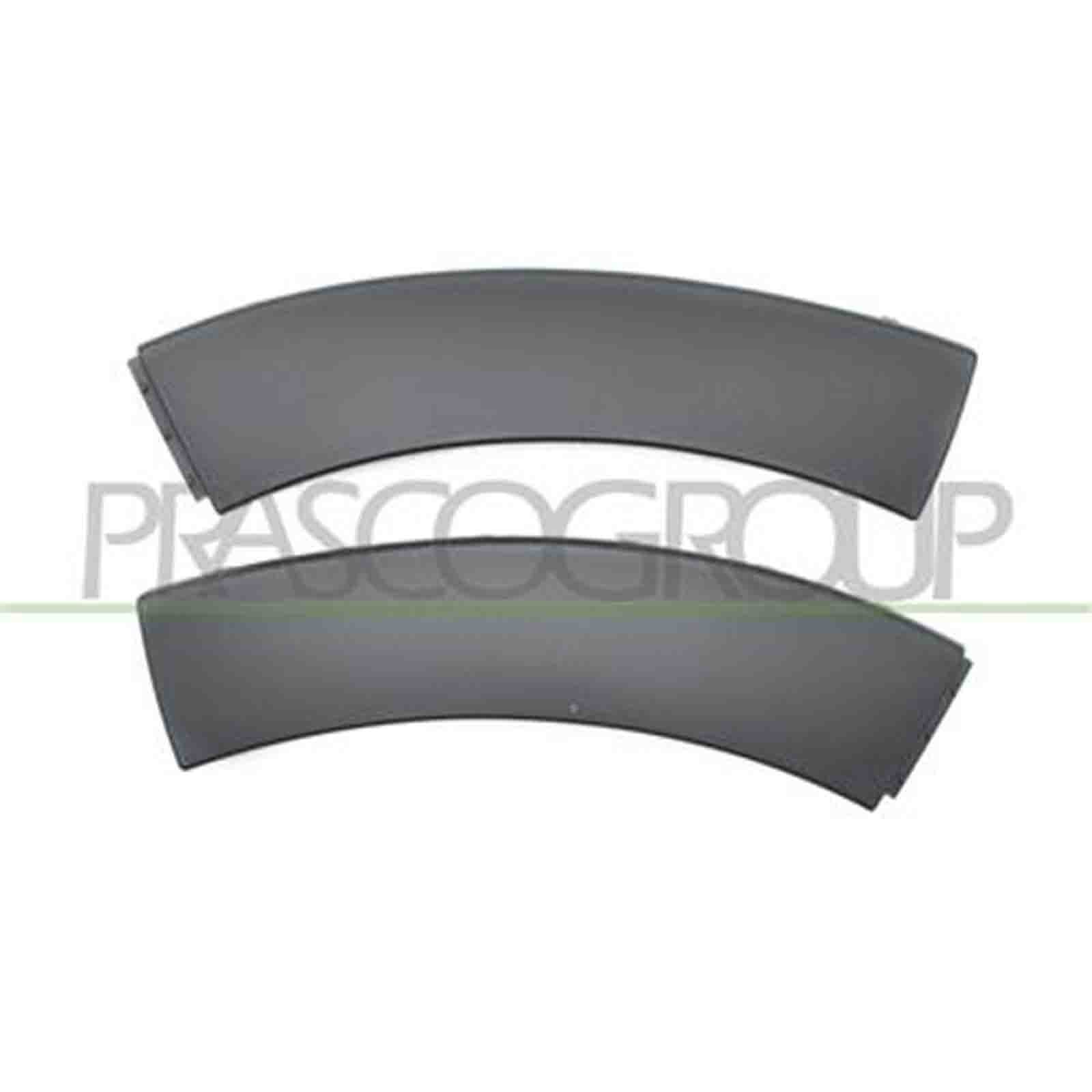 Kit Archi Passaruota Posteriori Citroen C3 2016-2020 | Plastica Nera