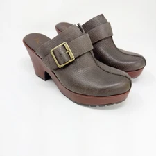 Kork by Kork Ease Mantha Platform Leather Buckle Clog size 8 / 39