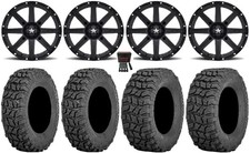 Msa Black Clutch 12 Atv Wheels 25 Coyote Tires Honda Pioneer