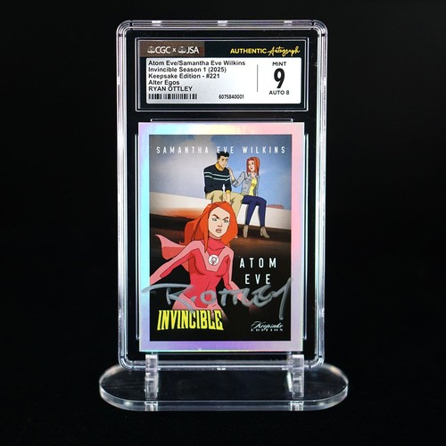 ATOM EVE/SAMANTHA #221 CGC 9.0 ✍️ SIGNED RYAN OTTLEY - KEEPSAKE INVINCIBLE 2025