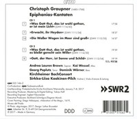 Epiphanias-Kantaten | Christoph Graupner | Audio-Cd | Cd | 2017