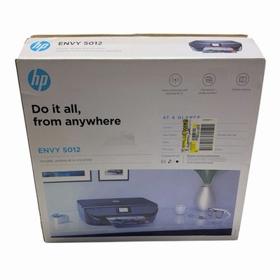 HP ENVY 5012 All-in-One Wireless Color Inkjet Printer - New Open Box
