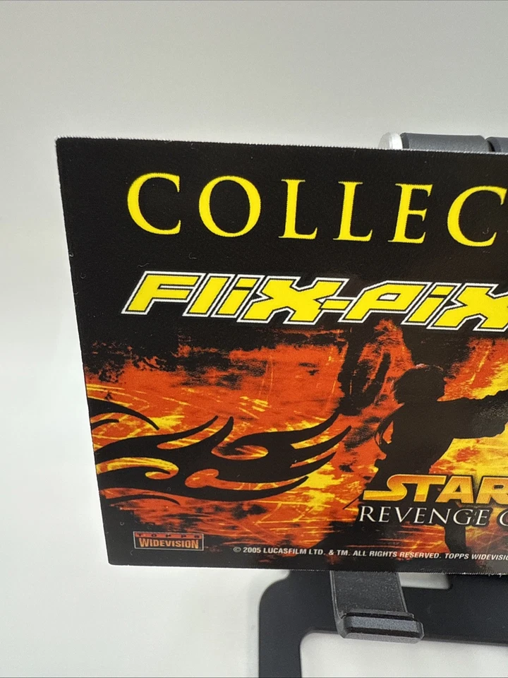 STAR WARS 2005 TOPPS VENGANZA DE LOS SITH WIDEVISION FLIX-PIX INSERTO 5 DE 10 YODA Foto 4 de 4