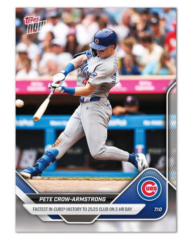 2025 Topps Now 409 Pete Crow-Armstrong