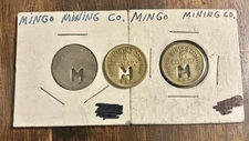 Mingo Mining Company Scrip. Lot Of 3. One Rare 10c And Two 5c Pieces.