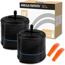 2 Pcs Fat Tire Tube, 20Inch/26Inch x 3.0/3.5/4.0 Bike Tube with AV35/FV33 Valve 