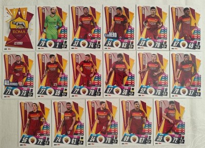 Match Attax 20/21 AS Roma Team Set Alle 17 Karten Full 2020/2021