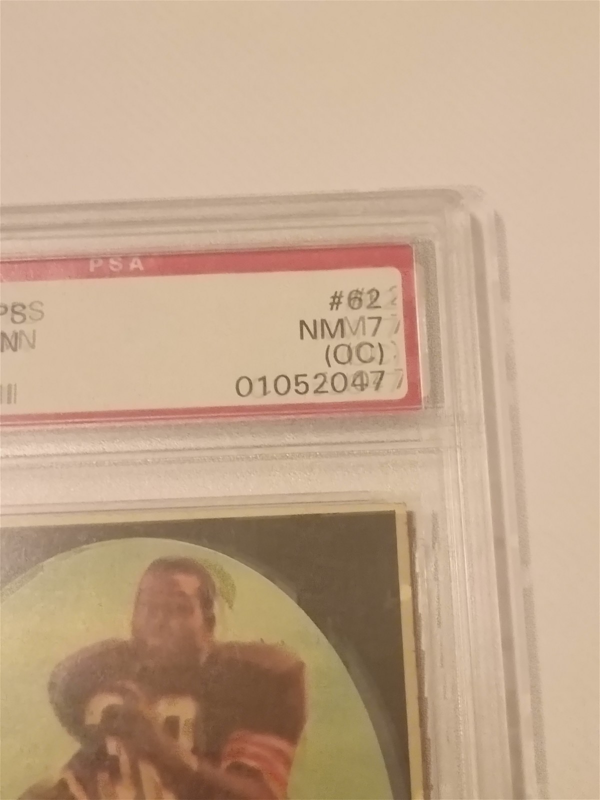 1958 Topps Football #62 Jimmy Brown RC, PSA 7 NM OC ! GREEN PIRATE CARDS, 🤢💚🦜 view 4