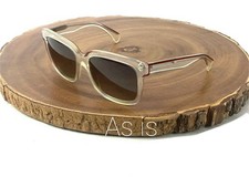 Alexander Mcqueen Sunglasses As is AMQ 4213 Unisex Red Clear Made in Italy 135mm