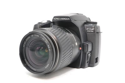 Exc+5 KONICA MINOLTA α Sweet DIGITAL DSLR Camera Black w/ 18-70mm