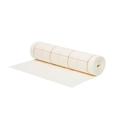 Chinese Calligraphy Sumi Xuan Rice Paper Roll 7.5 cm/Grid 13.7''x1968.5'' White