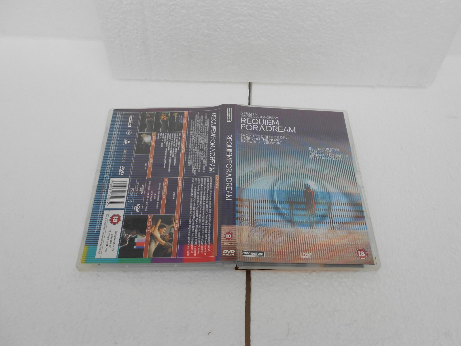 Requiem For A Dream (18) (DVD, 2001) region 2 DVD in good condition