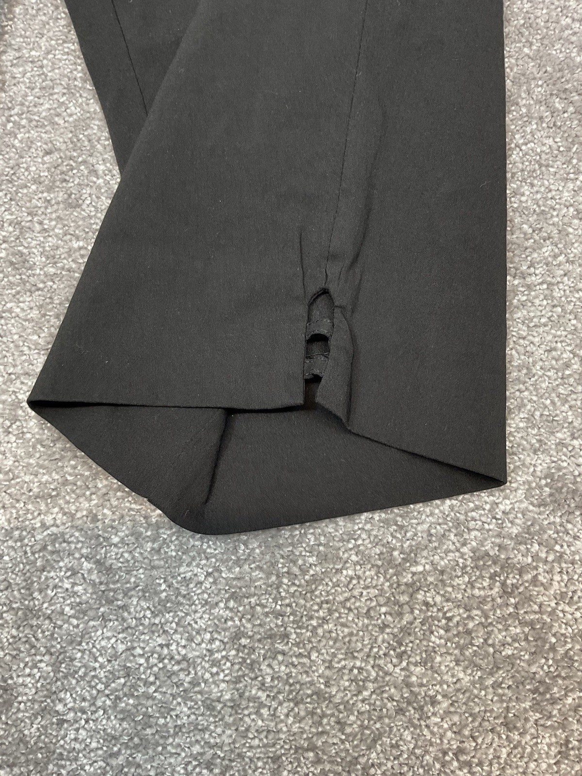 Ruby Rd. Womans Capri Pants Solid Black 20 Rayon … - image 8