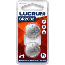 Lucrum Honda Key Fob Battery Replacement 2pcs Cr2032 Battery For Car Remote Key