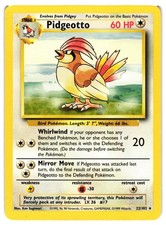 Pokemon TCG Pidgeotto 22/102 Rare Base Set Unlimited LP on eBay