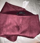 Ann Taylor Ladies Burgundy Faux Suede Slim Pants Size XXS NEW with Tags — photo 9