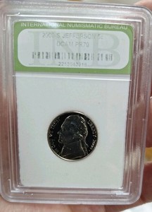 2000S PROOF JEFFERSON NICKEL ***  PR 70  DCAM International Numismatic Bureau