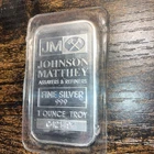 1 oz Silver bar Johnson Matthey sealed serialized .999 fine silver